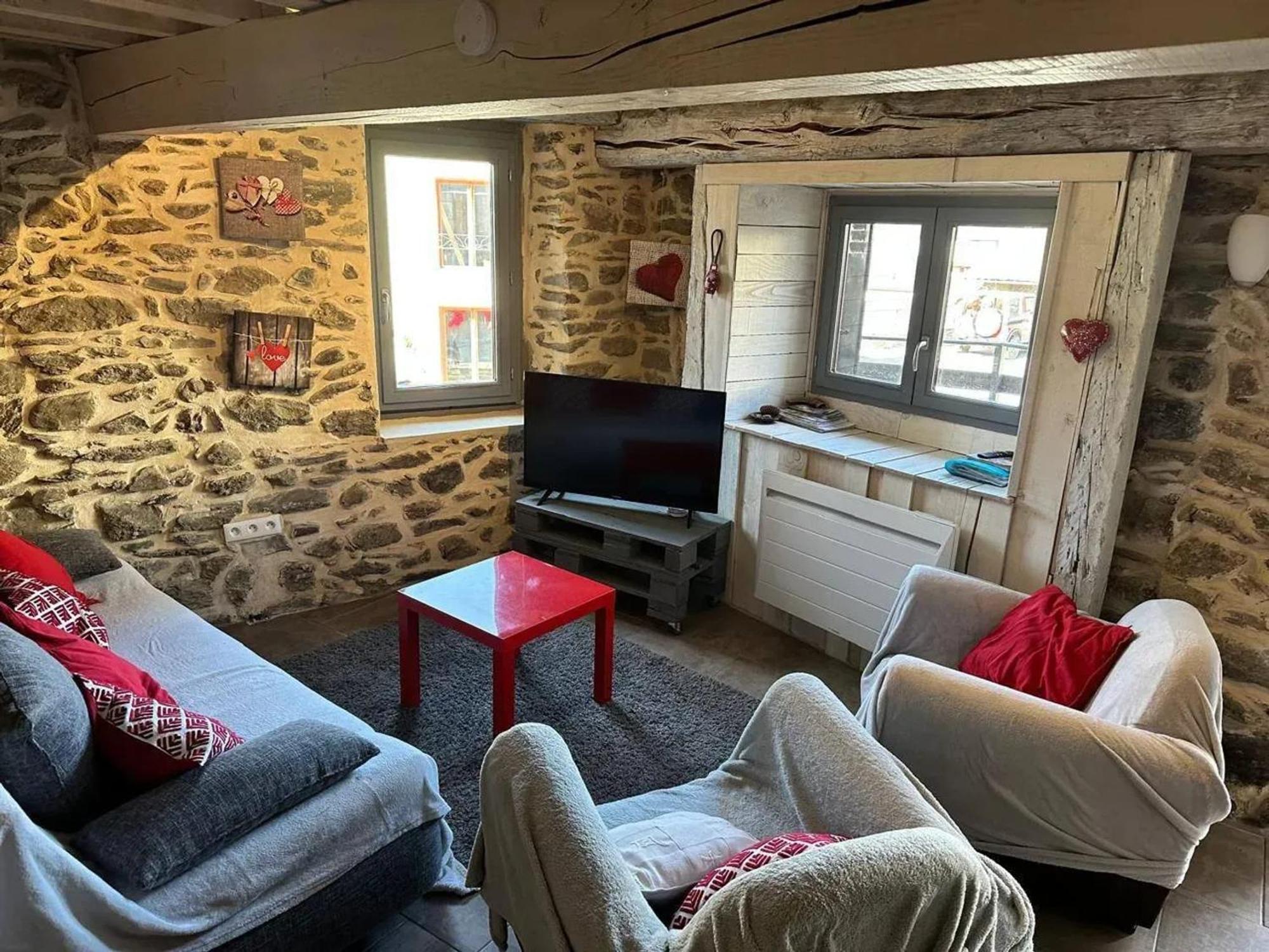 Chalet Confortable A Ascou Avec Vue Sur La Montagne Eksteriør bilde